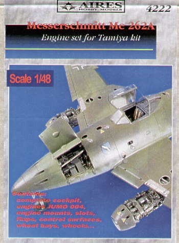 Messerschmitt Me-262A Schwalbe details set (designed to be used with Tamiya kits)