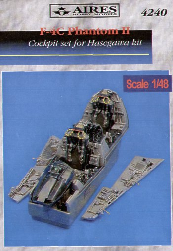 McDonnell F-4C Phantom cockpit set (designed to be used with Hasegawa kits)