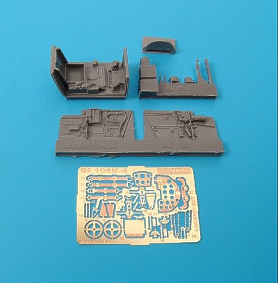 Messerschmitt Bf-109K cockpit set (new tool replaces AIR4855) (designed to be used with Hasegawa kits)