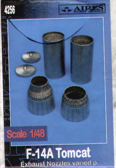 Grumman F-14A Tomcat exhaust nozzles- varied (designed to be used with Hasegawa kits)