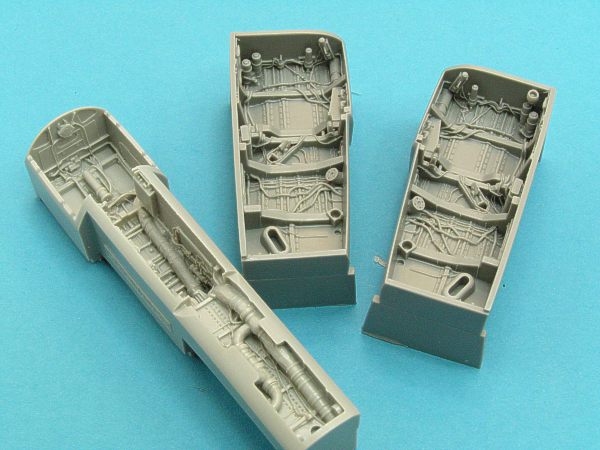 Boeing F/A-18E F/A-18F Super Hornet wheel bay (designed to be used with Hasegawa kits)