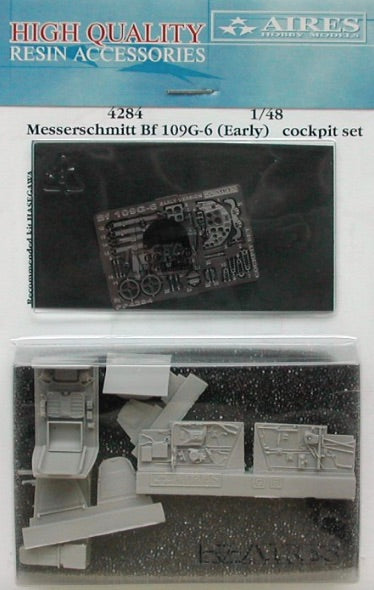 Messerschmitt Bf-109G-6 cockpit early version (designed to be used with Hasegawa kits)