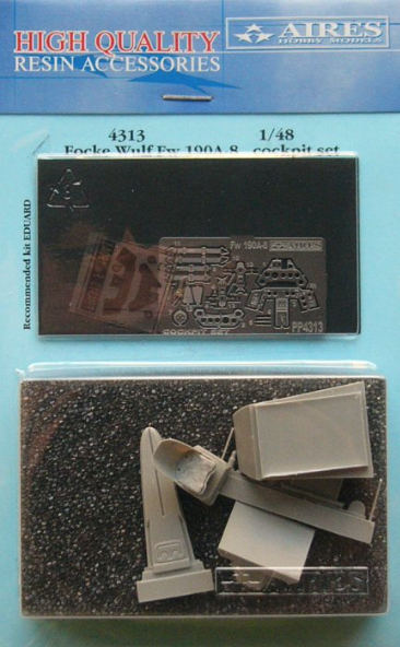 Focke-Wulf Fw-190A-8 cockpit set (designed to be used with Eduard kits)