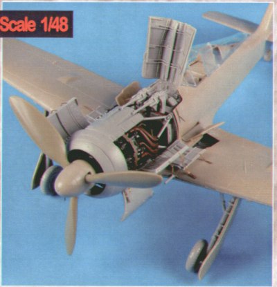 Focke-Wulf Fw-190A-8 engine set (designed to be used with Eduard kits)