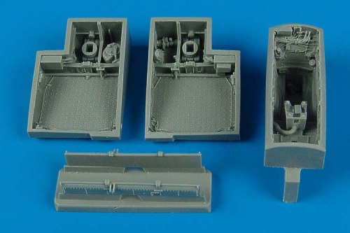 Saab J-35 'Draken' wheel bays (designed to be used with Eduard kits and Hasegawa kits)[J-35F/J-35J]