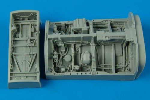Mitsubishi F-2A/F-2B wheel bays (designed to be used with Hasegawa kits)