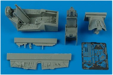Lockheed-Martin F-16C Fighting Falcon block 50/52 cockpit set (designed to be used with Tamiya kits)