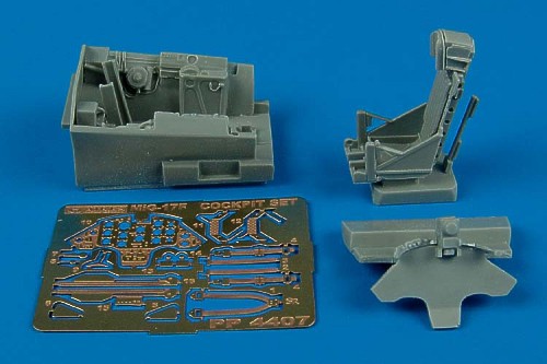 Mikoyan MiG-17F cockpit set (designed to be used with Hobby Boss kits)
