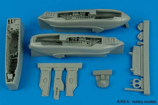Fairchild A-10A Thunderbolt II wheel bay (designed to be used with Hobby Boss kits)
