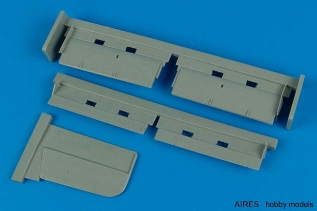 Junkers Ju-87 'Stuka' control sufaces (designed to be used with Hasegawa kits)[Ju-87B/R2 Ju-87B-2 Ju-87C Ju-87D Ju-87D-1/D-3 Ju-87D-3N Ju-87D-4 Ju-87D-5 Ju-87D-8 Ju-87G-1 Ju-87G-2 Ju-87R-2]