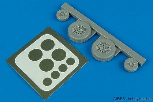 McDonnell-Douglas FGR.2 Phantom wheels and paint masks (designed to be used with Hasegawa and Revell kits)