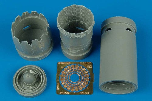 Lockheed-Martin F-16C Block 30/40/50/60 exhaust nozzle (designed to be used with Hasegawa kits)
