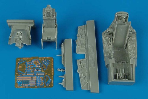 Lockheed-Martin F-16C /F-16N Aggressor cockpit set (designed to be used with Tamiya kits)