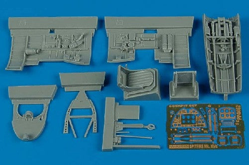 Supermarine Spitfire Mk.XIVc cockpit set (designed to be used with Academy kits)