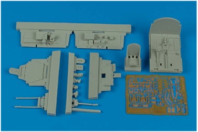 Republic P-47M Thunderbolt cockpit set (designed to be used with Tamiya kits)