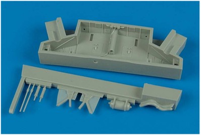 Hawker Hurricane wheel bay (designed to be used with Hasegawa, Hobby 2000 and Revell kits)[Mk.IIB Mk.IIC Mk.IV Mk.IA Mk.I/Mk.II]