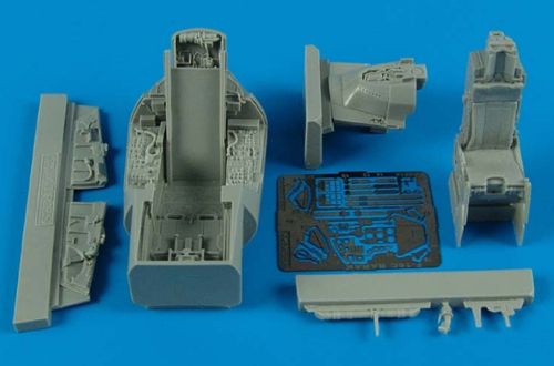 Lockheed-Martin F-16C Barak block 40 cockpit set (designed to be used with Kinetic Model kits)