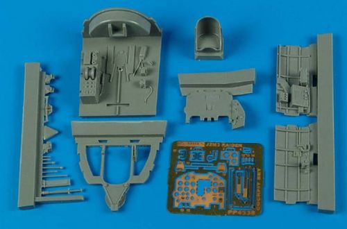 Mitsubishi J2M3 Raiden cockpit set (designed to be used with Hasegawa kits)