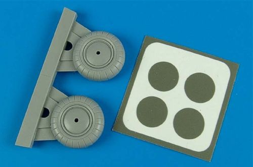 Focke-Wulf Fw-189A-1/ Fw-189A-2 wheels & paint mask (designed to be used with Great Wall Hobby kits)