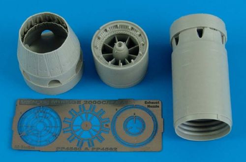 Dassault_Mirage 2000C/2000B/2000D/2000N exhaust nozzle - closed (designed to be used with Eduard kits and Heller kits)