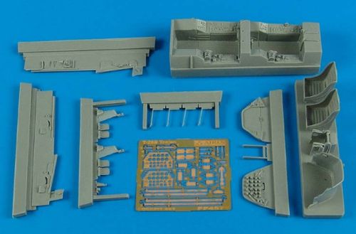 North-American T-28B/T-28D Trojan cockpit set (designed to be used with Roden kits)