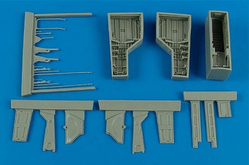 North-American T-28 Trojan wheel bay (designed to be used with Roden kits)[T-28B T-28C T-28D]