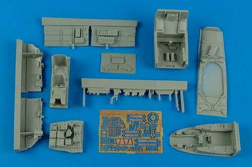 Messerschmitt Me-410B-2/U4 cockpit set (designed to be used with Meng Model kits)