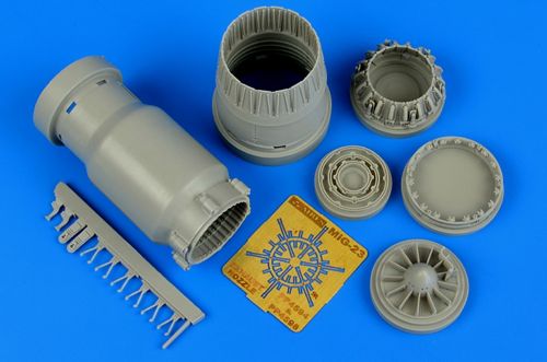 Mikoyan MiG-23 Flogger exhaust nozzle - closed (designed to be used with Trumpeter kits)[MiG-23M MiG-23MF]