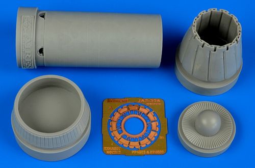 Saab JAS-39A Gripen exhaust nozzle - closed (designed to be used with Kitty Hawk Models Models and Zimi Model kits)
