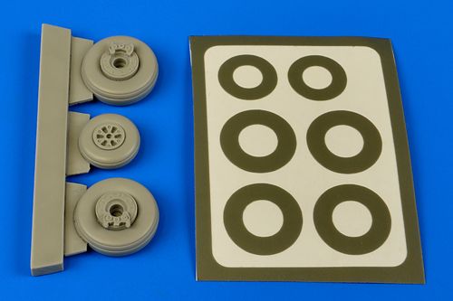 Grumman OV-1 Mohawk wheels & paint masks (designed to be used with Roden kits)[OV-1A / OV-1B OV-1C OV-1D JOV-1]