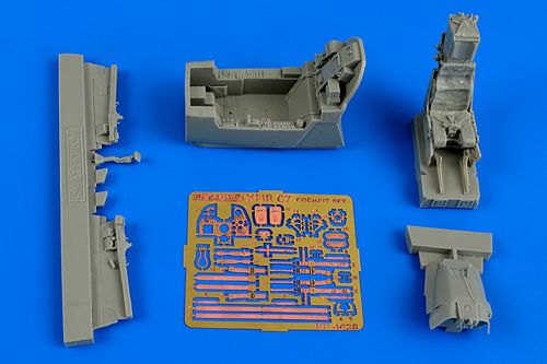 IAI Kfir C-7 cockpit set (designed to be used with Kinetic Model kits)[IAI C-2/C-7 Kfir ]