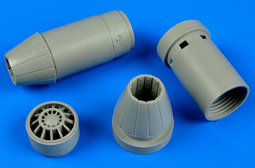 Boeing F/A-18E/F Super Hornet exhaust nozzles - closed (designed to be used with Hasegawa kits)[F/A-18F]