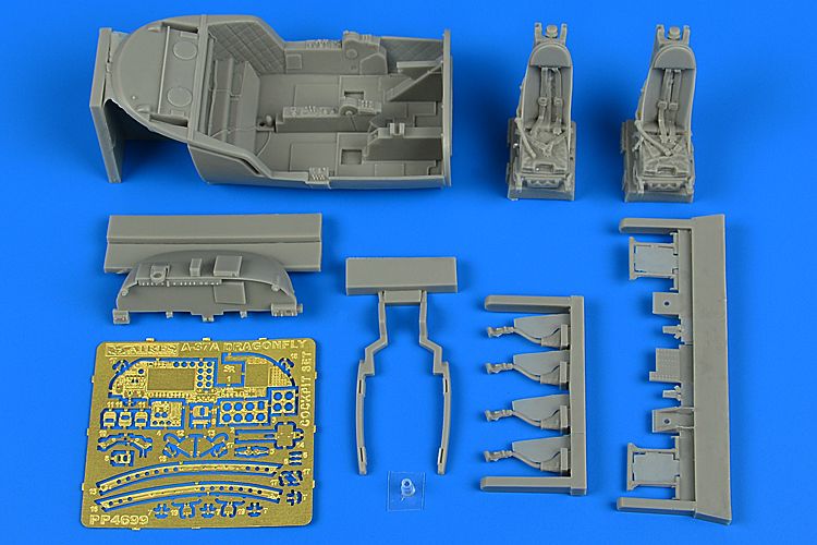 Cessna A-37A Dragonfly cockpit set (designed to be used with Trumpeter kits)