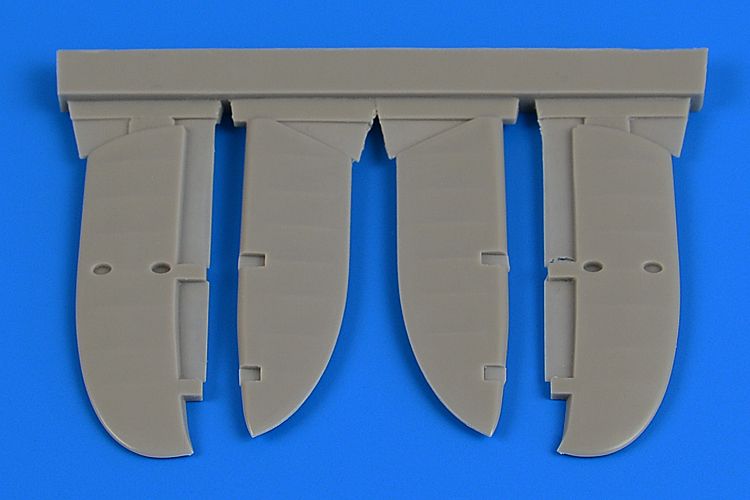 Polikarpov I-153 Chaika control surfaces (designed to be used with ICM UA UK kits)