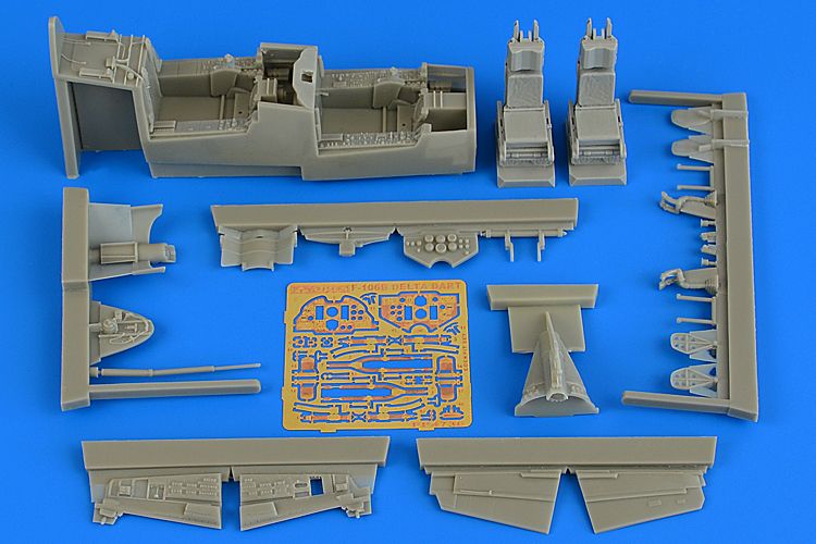 Convair F-106B Delta Dart cockpit set (designed to be used with Trumpeter kits)