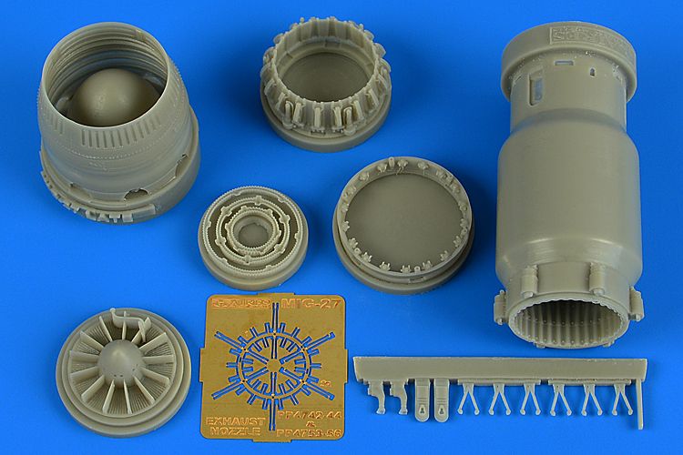 Mikoyan MiG-27 Flogger late exhaust nozzle -opened (designed to be used with Trumpeter kits)[MiG-27M]