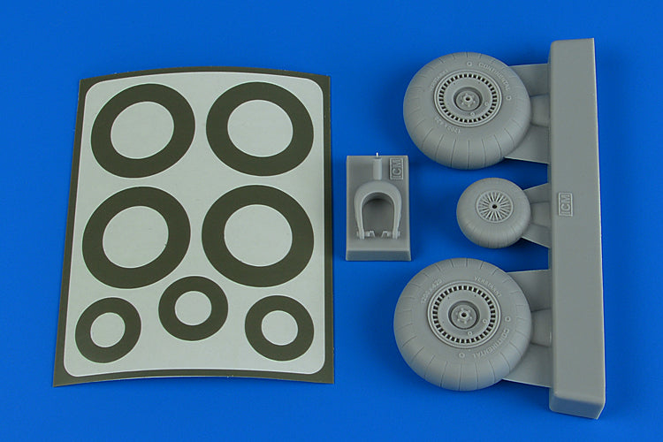 Dornier Do-217N-1 Wheels & paint masks (designed to be used with ICM UA UK kits)