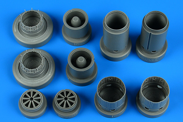Dassault Rafale C exhaust nozzles (designed to be used with Revell kits)