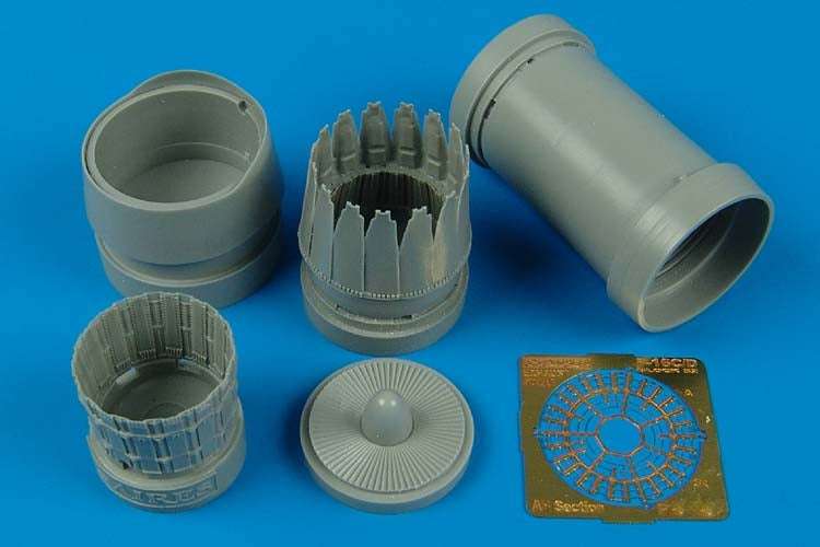 General-Dynamics F-16A/B Fighting Falcon exhaust nozzle (designed be used with Kinetic Model kits)