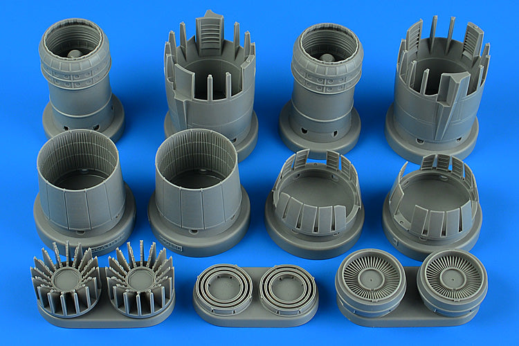 Lockheed SR-71A Blackbird exhaust nozzles - closed (designed to be used with Revell kits)
