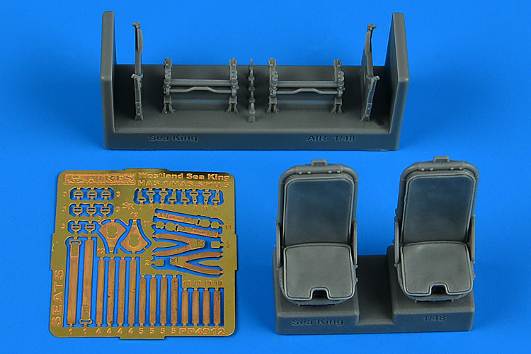 Westland Sea King HAS.1/HAS.5/HU.5 pilot & co-pilot seats	SEATS AIRFIX