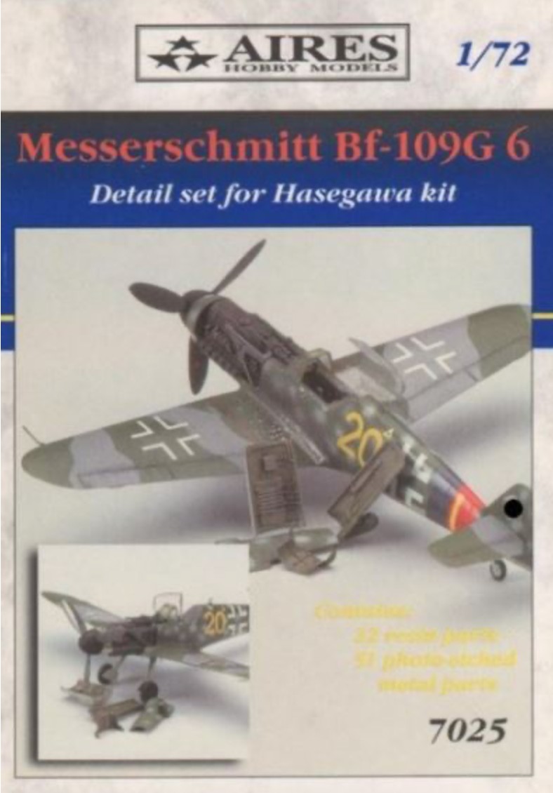 Messerschmitt Bf-109G-6 details (designed to be used with Hasegawa kits)