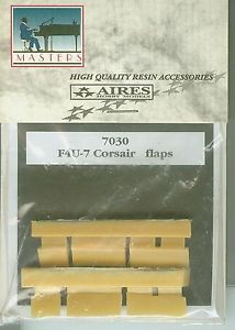 Vought F4U-7 Corsair separate flaps (designed to be used with Italeri kits)