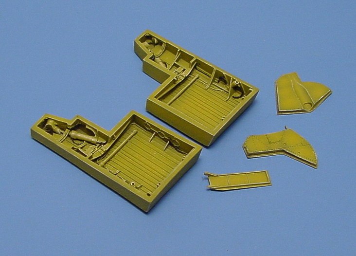 Republic P-47D Thunderbolt wheel bays (designed to be used with Academy kits)