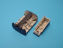 RE-RELEASED!!! Vought F-8E Crusader wheel bay (designed to be used with Academy kits)
