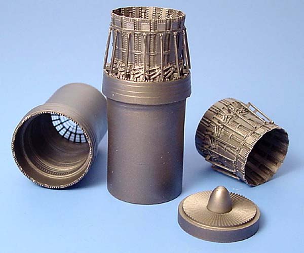 McDonnell F-15C Eagle exhaust nozzles - late version (designed to be used with Hasegawa kits)