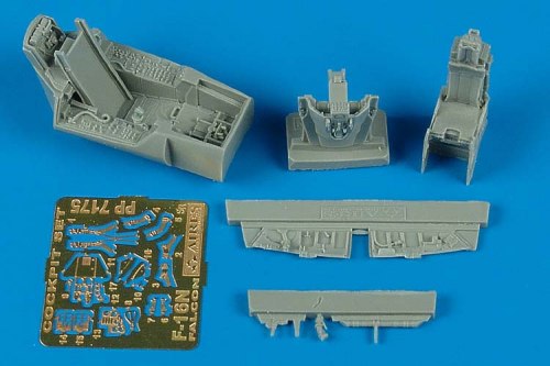 Lockheed-Martin F-16N Fighting Falcon Aggressor cockpit set (designed to be used Hasegawa kits)