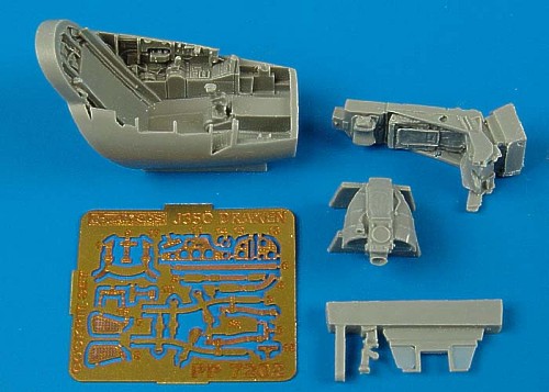 Saab J-35 'Draken' cockpit set (designed to be used with Hasegawa and Revell kits)[J-35J J-35O RF-35 J-35F J-35OEE JAS-39D JAS-39C]