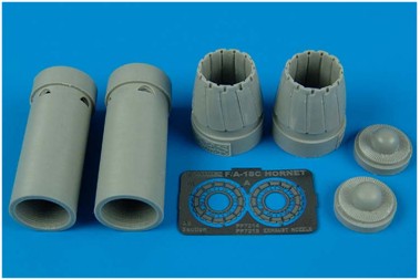 McDonnell-Douglas F/A-18C exhaust nozzles - closed (designed to be used with Academy kits)