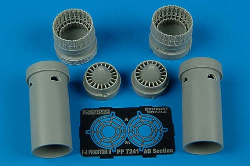 McDonnell F-4B/F-4C/F-4D/F-4N Phantom exhaust nozzles (designed to be used with Fujimi kits)